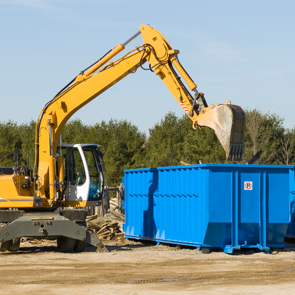 what size residential dumpster rentals are available in Mc Dowell Kentucky